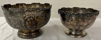 Two Silver Plate Bowls