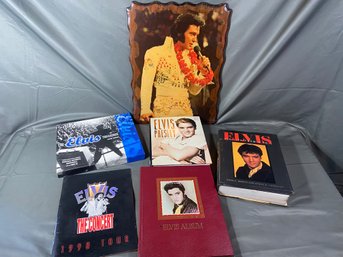 Elvis Collection Of Books: Treasures, Album, Unseen Archives, His Life From A To Z, The Concert 1998 Tour