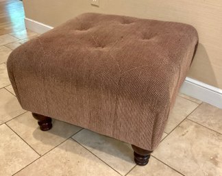 Petite Ottoman/ Foot Rest With Bun Feet