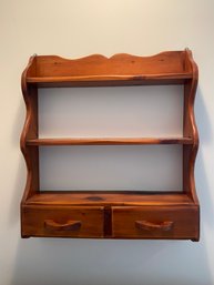 Hanging Shelf With Drawers