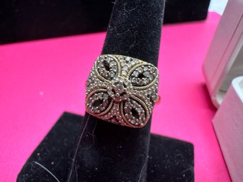 Gorgeous 14K Gold And Diamond Cocktail Ring