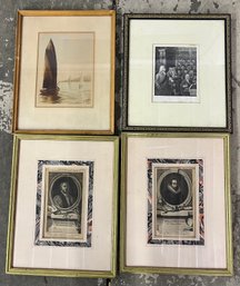 Four Framed Prints