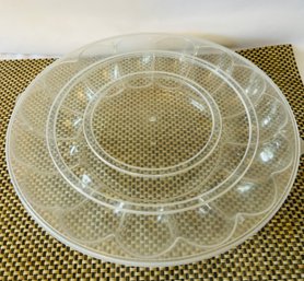 Deviled Egg Tray/carrier With Lid, Plastic