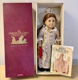 Vintage American Girl Felicity Doll With Box & Book (J)