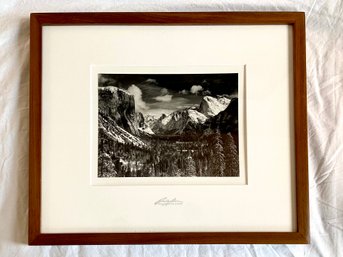 Ansel Adams Yosemite Special Edition 18x15 View From Wawa Tunnel Fine Photo