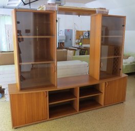 A Grand Size Danish Modern Styled Entertainment Center