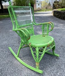 A Vintage Rattan Rocking Chair Project