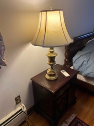 Pair Of Brass Table Lamps