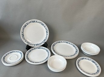 Vintage Corelle Ware 'Old Town Blue' Dinnerware