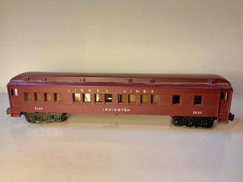 Lionel Train Passenger Car - Irvington # 2625