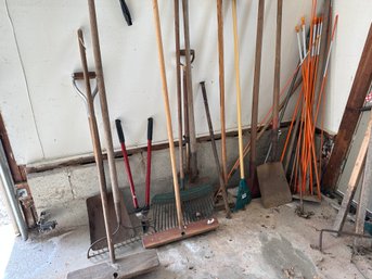 Group Of Yard Tools