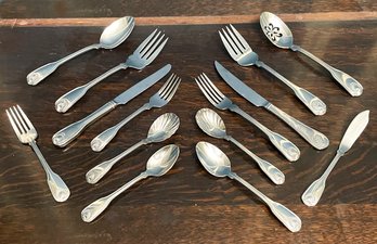 A Large Collection Of Reed And Barton Every Day Stainless Flatware