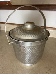 Made In Italy Hammered Aluminum Ice Bucket