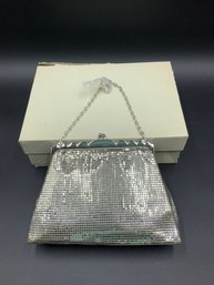 Vintage Whiting & Davis Silver Mesh Handbag