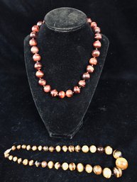 2 Piece Beaded Necklace Set