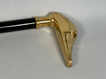 Vintage Brass Duck Head Cane