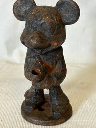 Early Vintage Cast Iron MICKEY MOUSE Figure- HUBLEY?- Circa 1930s