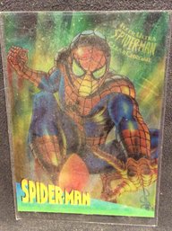 1995 Fleer Ultra Clearchrome Spider-Man Insert Chase Card - M