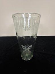 Tall Butterfly Vase