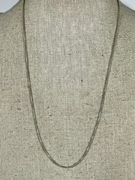 Fine Sterling Silver Chain 18' Long Box Chain