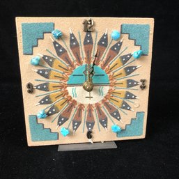 Battery Operated Native Design Clock