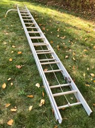 Large 28 Ft Aluminum Extension Ladder