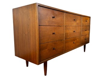 MCM Teak Nine Drawer Dresser