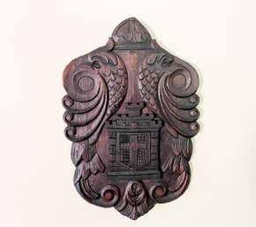 Carved Coat Of Arms