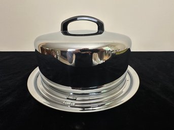 1950s Vintage Cake Saver And Cake Plate