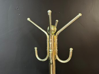 A Shiny Brass Coat Rack