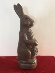 Plastic Chocolate Bunny Mold Decor