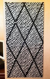 A Zebra Patterned Tack Board