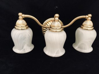 Three Light Vanity Strip Light Fixture