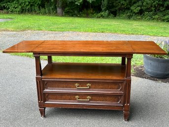 Kroehler Custom Crafted Drop Leaf Buffet Stand