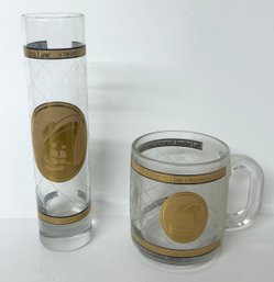 Holland America Line Glass Mug & Vase