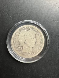 1908-d Silver Barber Quarter