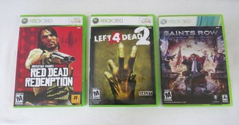 A Grouping Of XBOX 360 Action Games