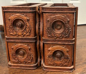 Antique Sewing Machine Drawers