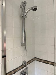 A Grohe Mixing Valve And Hand Held Shower - Bath 1