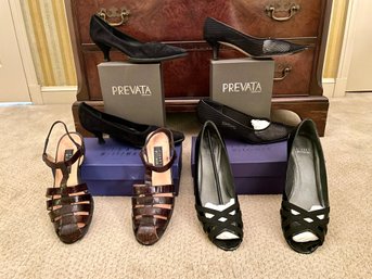 Four Pairs Of Designer Shoes Including Stuart Weitzman, Size 9