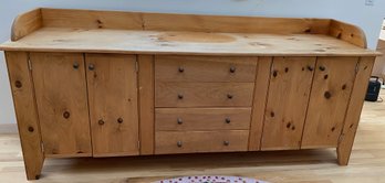 Custom Pine Cabinet- Lots Of Storage