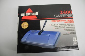 New In Box Bissell 2400 Professional Grade Floor Sweeper