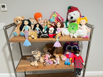 Large Lot Of Stuffed Animals