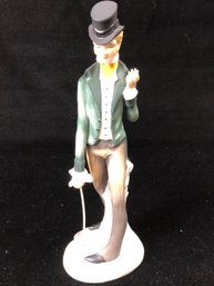 Lefton China Hand Painted Man In A Suit Figurine