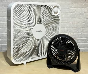 A Set Of Electric Fans - Honeywell And More