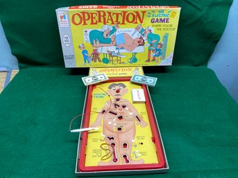 Vintage 1965 OPERATION Game. 'The Electric Game Where You're The Doctor' Appears Complete. Seems Not To Work.