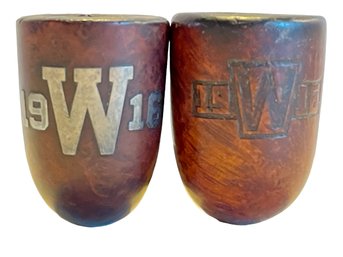 Pair Of Williams College Class Of 1916 Pipes, Made In England