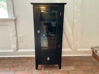 Small Glass Front Cabinet