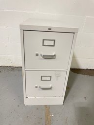 2 Bay Metal Filing Cabinet