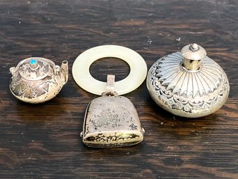 Vintage Sterling Silver Pill Cases